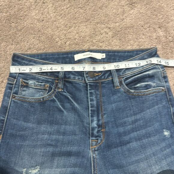 Hidden denim - from buckle - size 28 like new! Stretchy! Frayed hem! Crop! - Picture 4 of 8